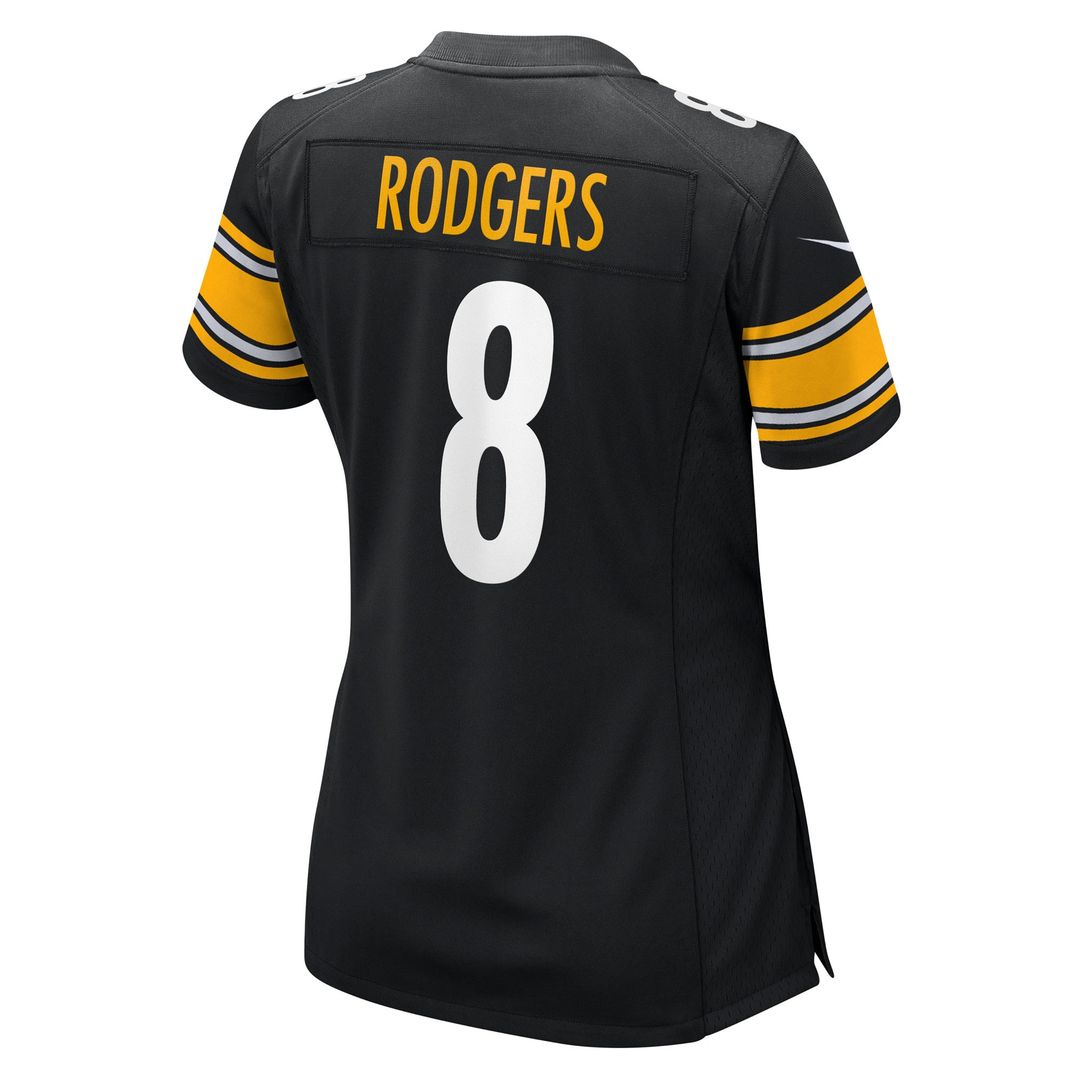 Aaron Rodgers Pittsburgh Steelers Nike Women's Game Jersey - Black