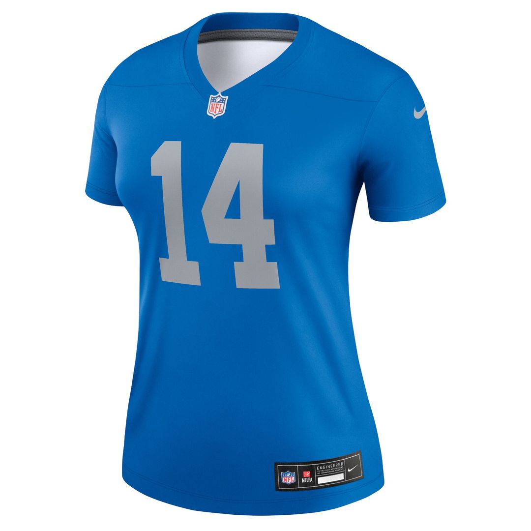 Amon-Ra St. Brown Detroit Lions Nike Women's Alternate Legend Player Performance Top -  Blue