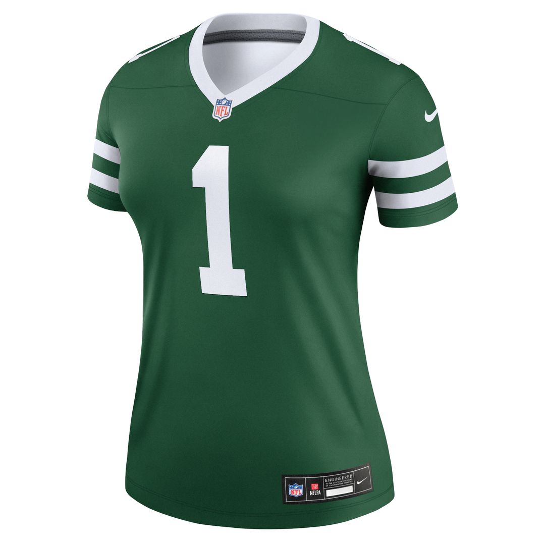 Ahmad Sauce Gardner New York Jets Nike Women's Legend Player Performance Top - Legacy Green