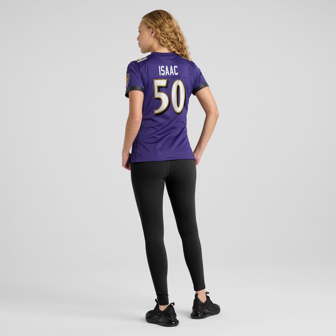 Adisa Isaac Baltimore Ravens Nike Women's  Game Jersey -  Purple