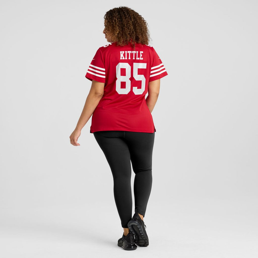 George Kittle San Francisco 49ers Nike Women's Player Jersey - Scarlet