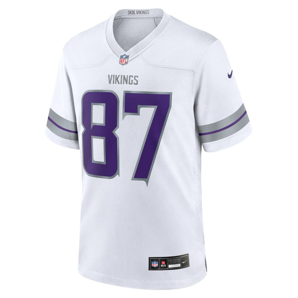 T.J. Hockenson Minnesota Vikings Nike Alternate Game Player Jersey - White