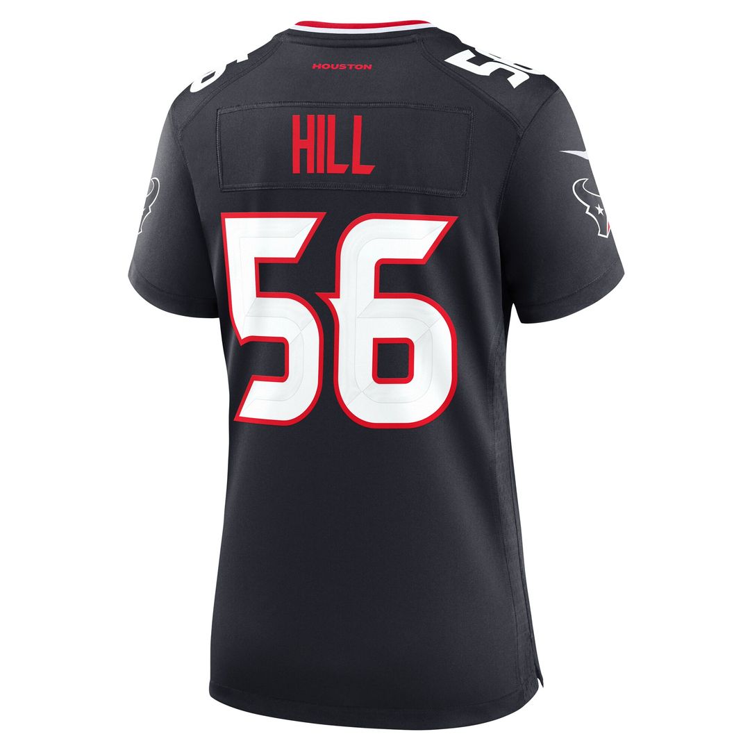 Jamal Hill Houston Texans Nike Women's Team Game Jersey -  Navy
