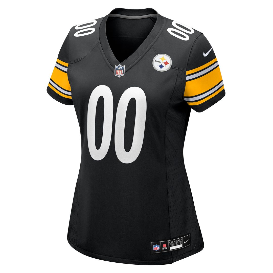 Pittsburgh Steelers Nike Women's Custom Game Jersey - Black