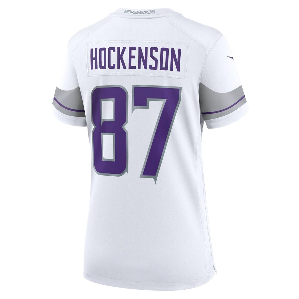 T.J. Hockenson Minnesota Vikings Nike Women's Alternate Game Player Jersey - White