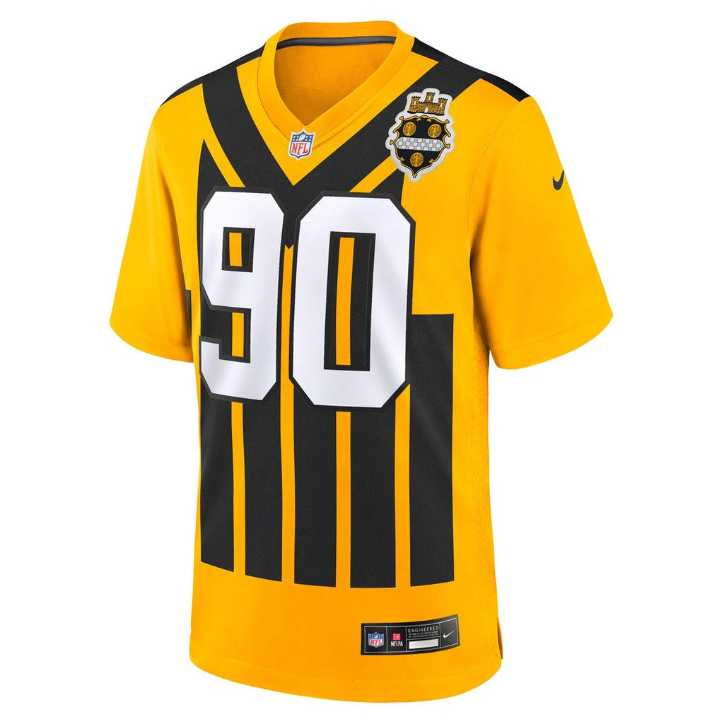 T.J. Watt Pittsburgh Steelers Nike Youth Alternate 1933 Throwback Game Jersey - Gold