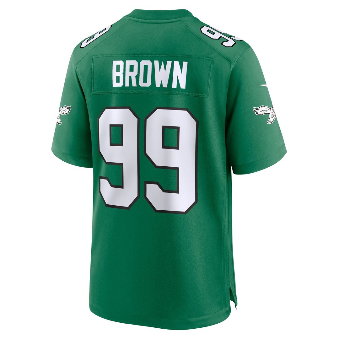 Jerome Brown Philadelphia Eagles Nike Retired Player Alternate Game Jersey - Kelly Green