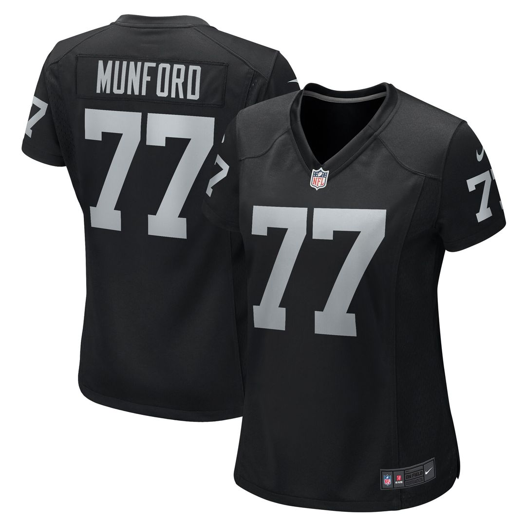 Thayer Munford Jr. Las Vegas Raiders Nike Women's Team Game Jersey -  Black