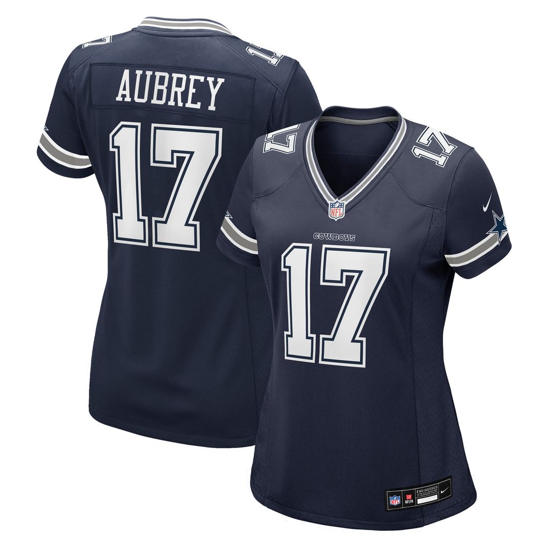 Brandon Aubrey Dallas Cowboys Nike Women's Team Game Jersey - Navy