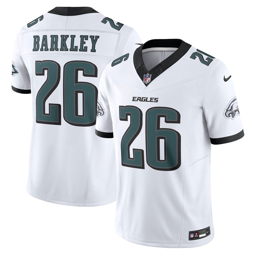 Saquon Barkley Philadelphia Eagles Nike  Vapor F.U.S.E. Limited Jersey - White