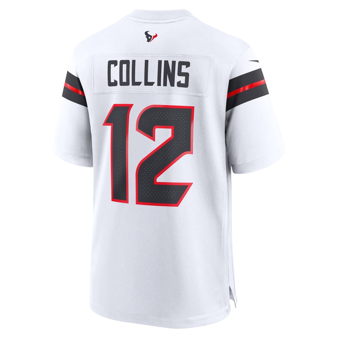 Nico Collins Houston Texans Nike Game Jersey -  White