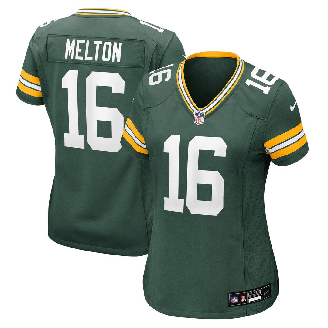 Bo Melton Green Bay Packers Nike Women's Team Game Jersey -  Green