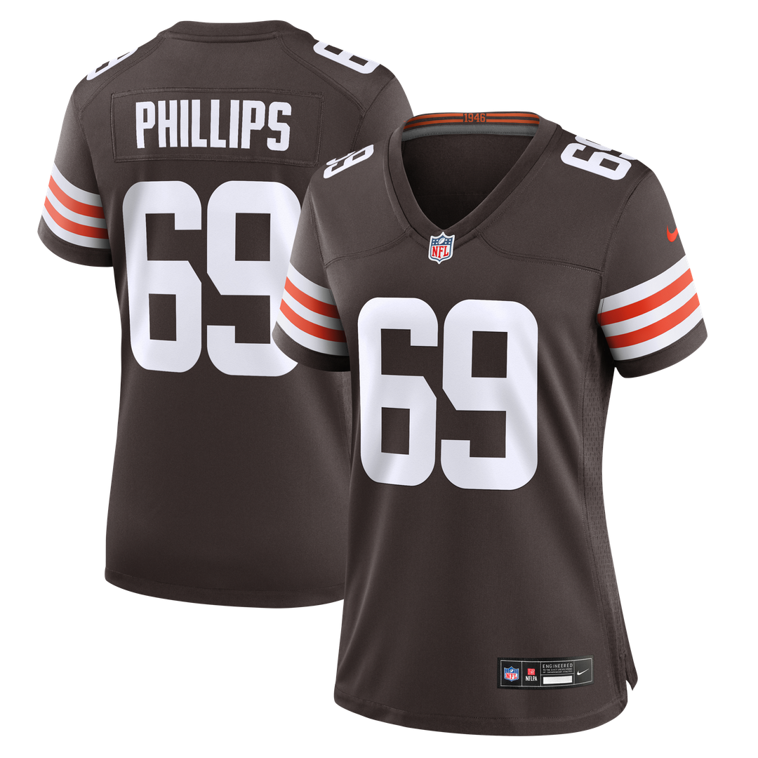 Tyre Phillips Cleveland Browns Nike Women's Team Game Jersey -  Brown