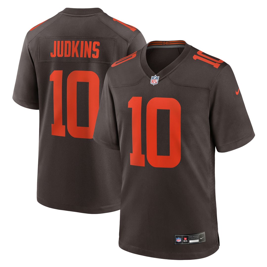 Quinshon Judkins Cleveland Browns Nike Alpha Dawg Game Jersey - Brown