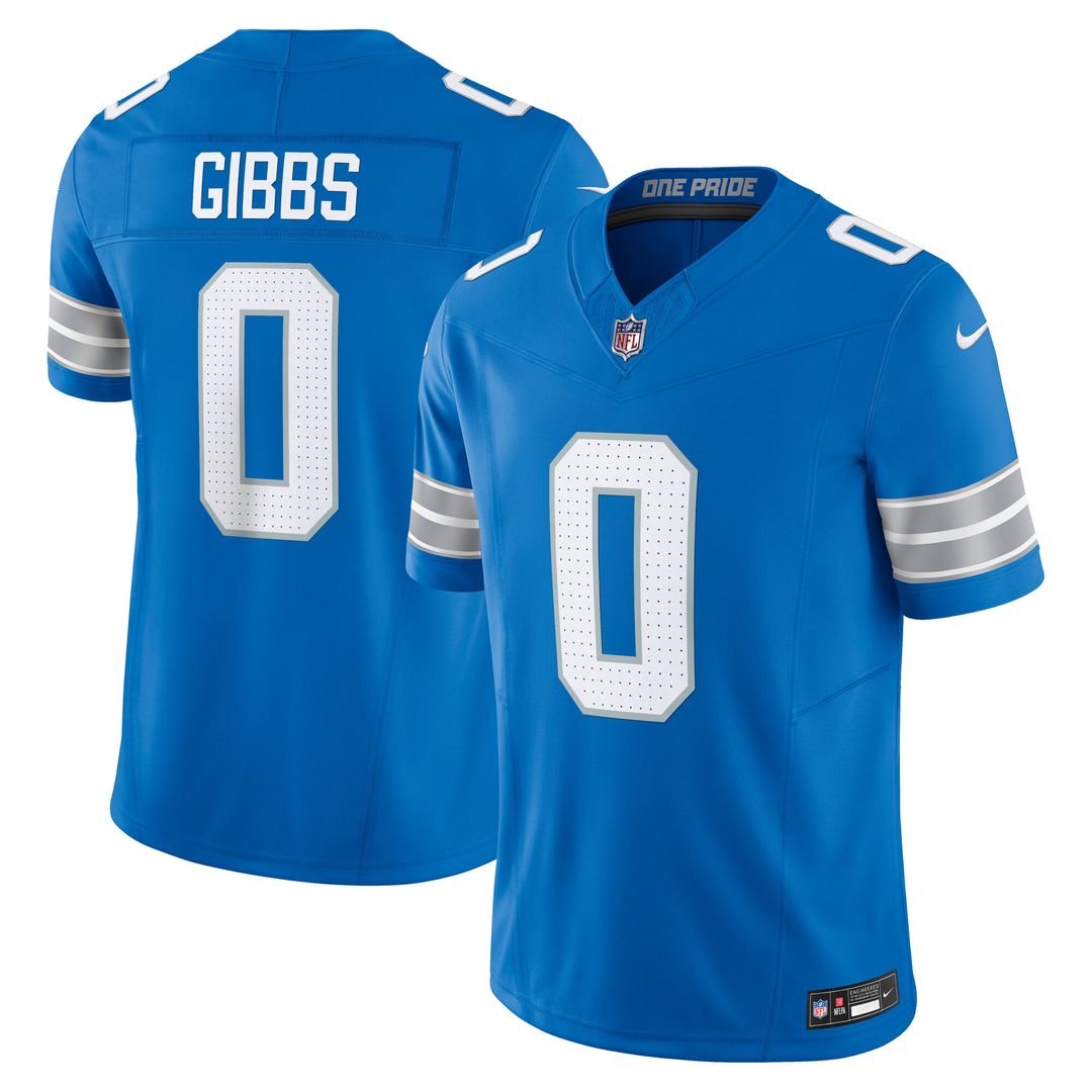 Jahmyr Gibbs Detroit Lions Nike Vapor F.U.S.E. Limited Jersey - Blue
