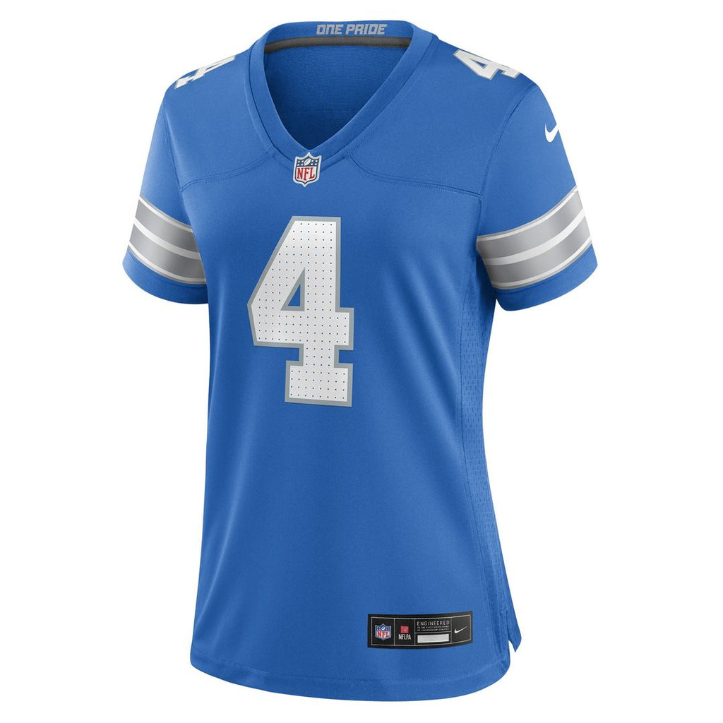 D.J. Reed Detroit Lions Nike Women's Team Game Jersey -  Blue