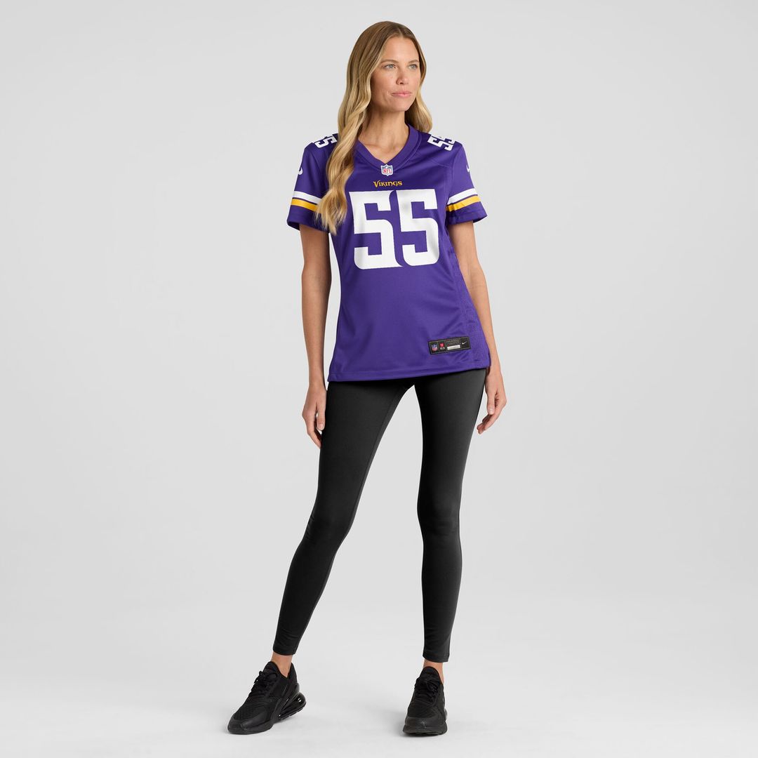 Eric Wilson Minnesota Vikings Nike Women's Team Game Jersey -  Purple