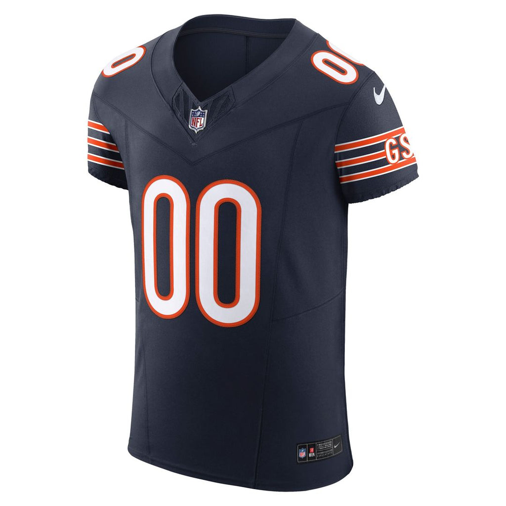 Chicago Bears Nike Vapor F.U.S.E. Elite Custom Jersey - Navy