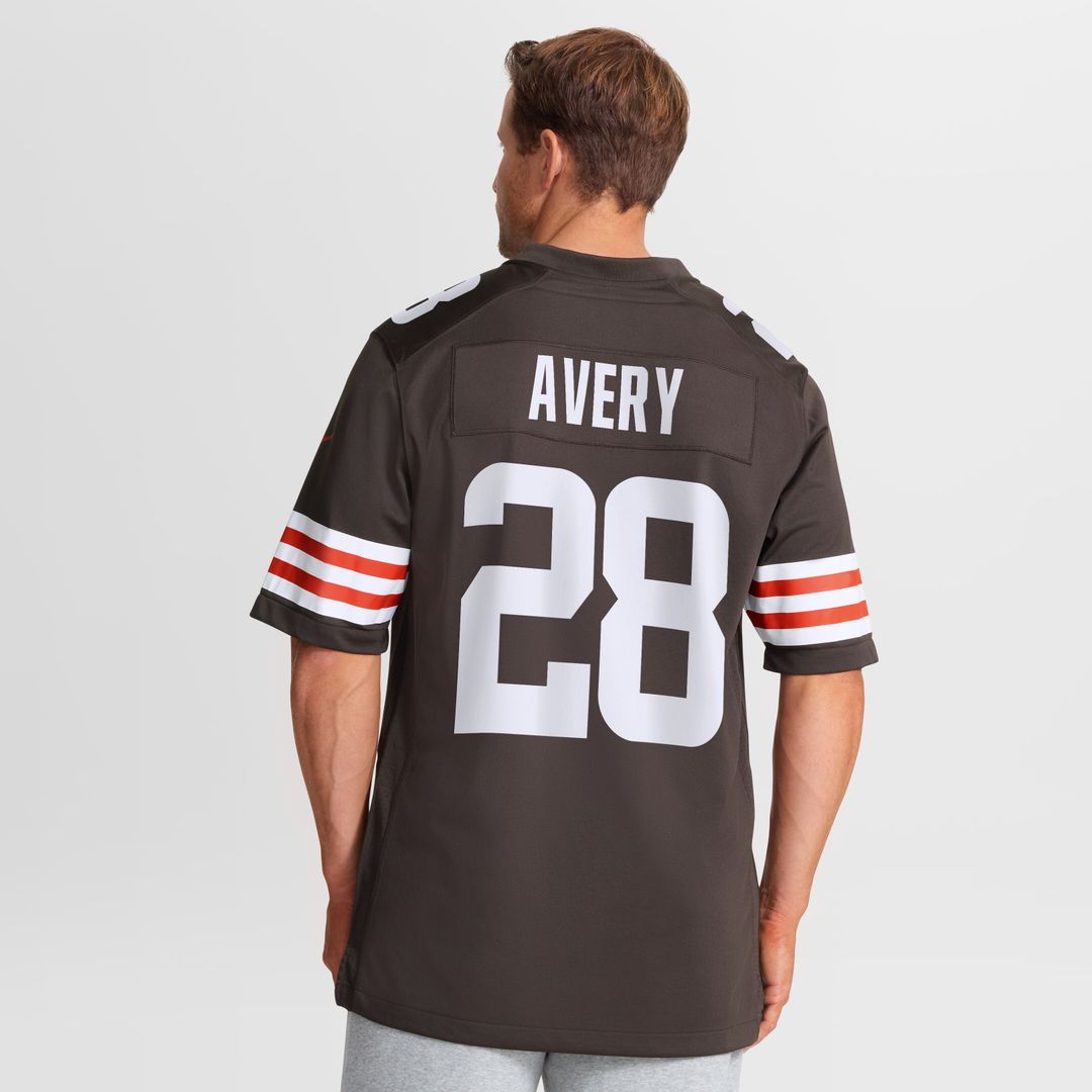 Tre Avery Cleveland Browns Nike Team Game Jersey -  Brown