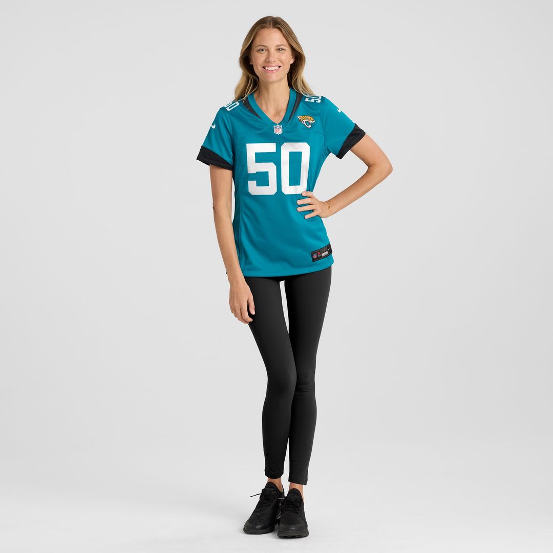 Shaquille Quarterman Jacksonville Jaguars Nike Women's Game Jersey - Teal
