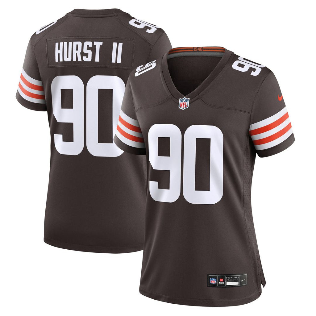 Maurice Hurst II Cleveland Browns Nike Women's  Game Jersey -  Brown