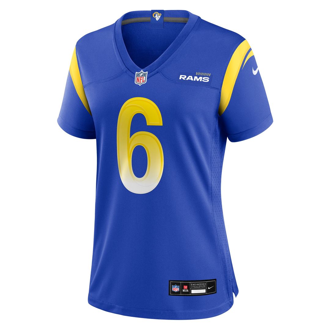 Nick Hampton Los Angeles Rams Nike Women's Team Game Jersey -  Royal
