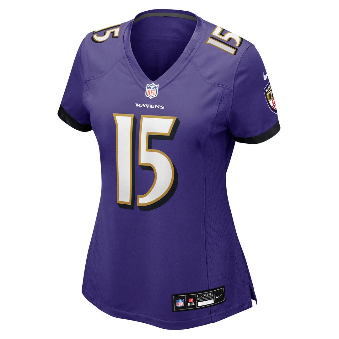 Cooper Rush Baltimore Ravens Nike Women's Team Game Jersey -  Purple