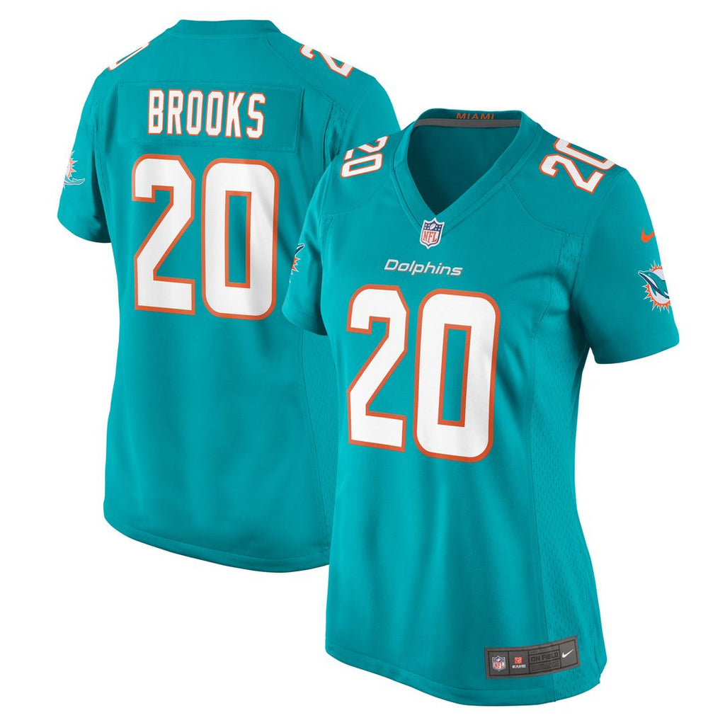 Jordyn Brooks Miami Dolphins Nike Women's  Game Jersey -  Aqua