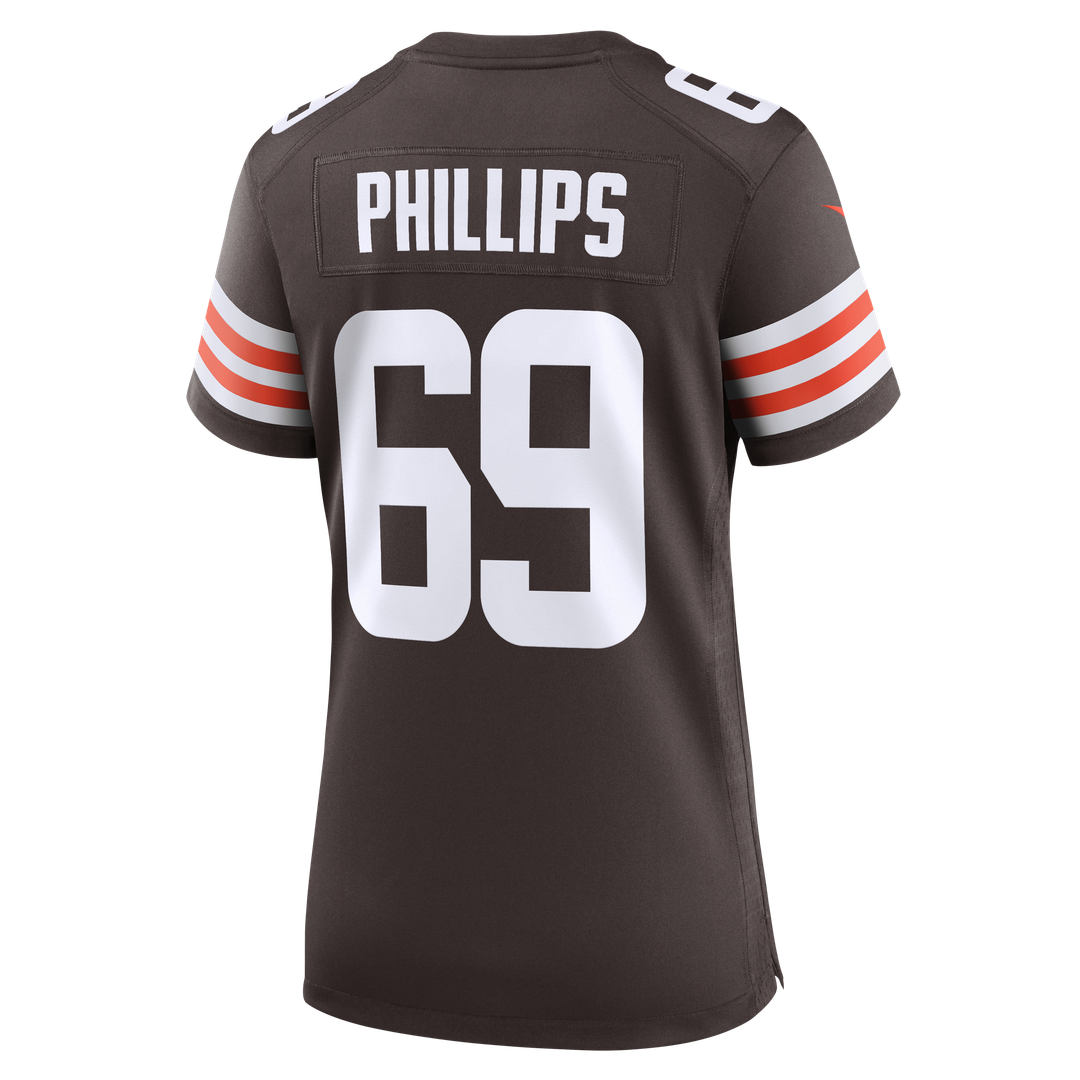 Tyre Phillips Cleveland Browns Nike Women's Team Game Jersey -  Brown