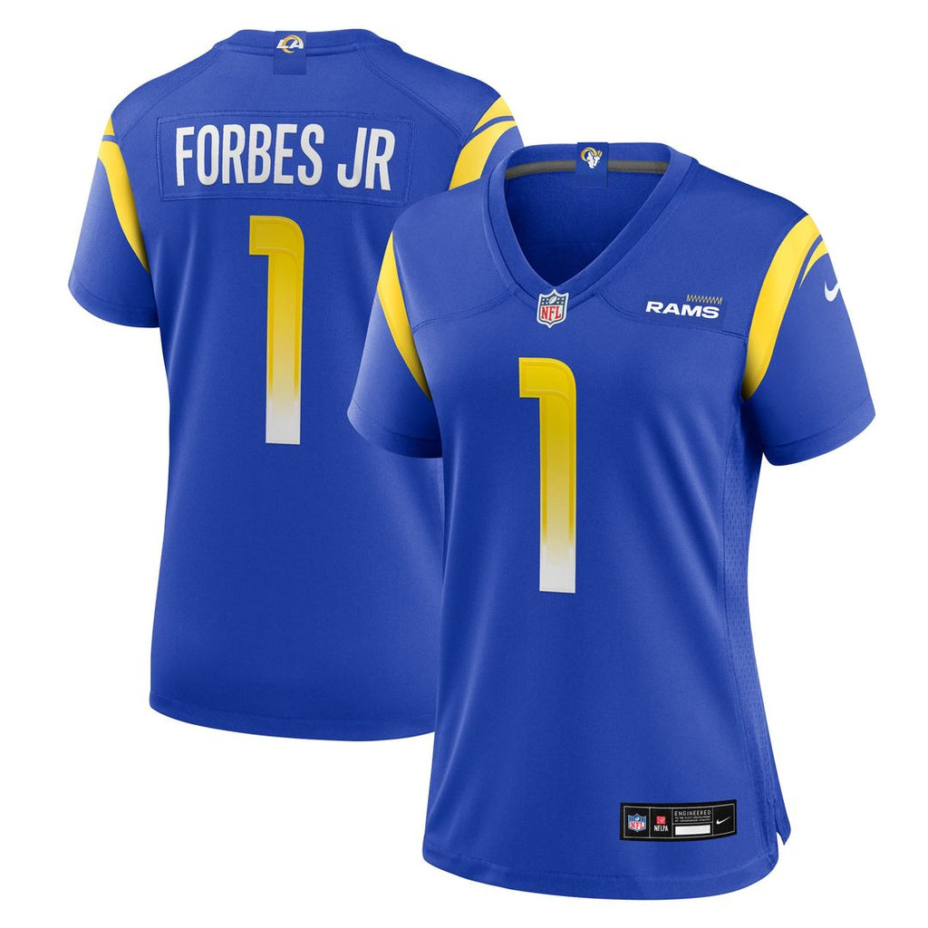 Emmanuel Forbes Jr. Los Angeles Rams Nike Women's Team Game Jersey -  Royal