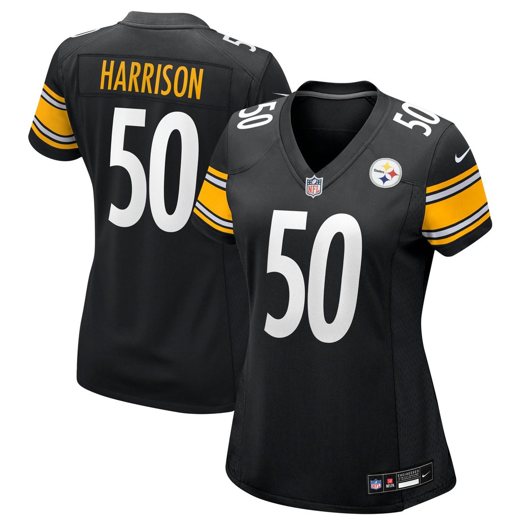 Malik Harrison Pittsburgh Steelers Nike Women's Team Game Jersey -  Black