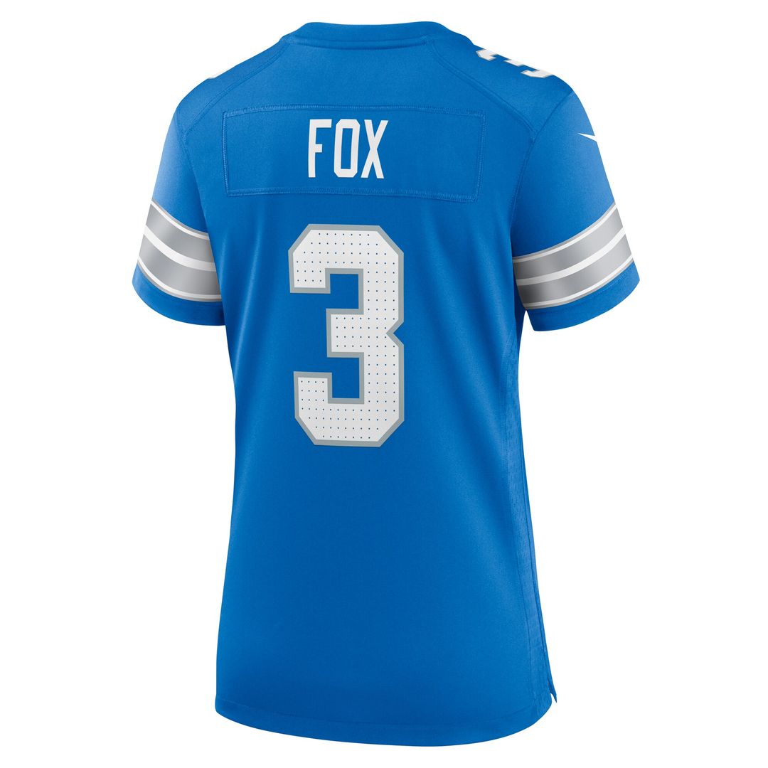 Jack Fox Detroit Lions Nike Women's Team Game Jersey -  Blue