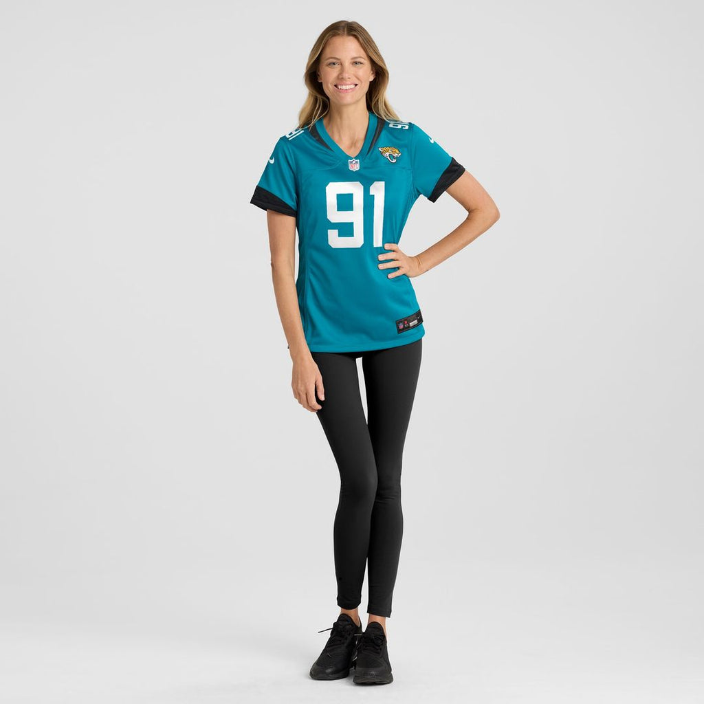 Arik Armstead Jacksonville Jaguars Nike Women's Team Game Jersey -  Teal