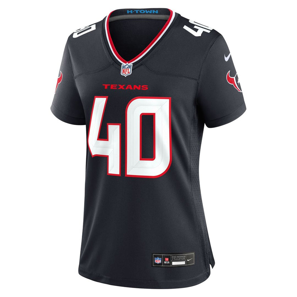 Austin Brinkman Houston Texans Nike Women's Team Game Jersey -  Navy