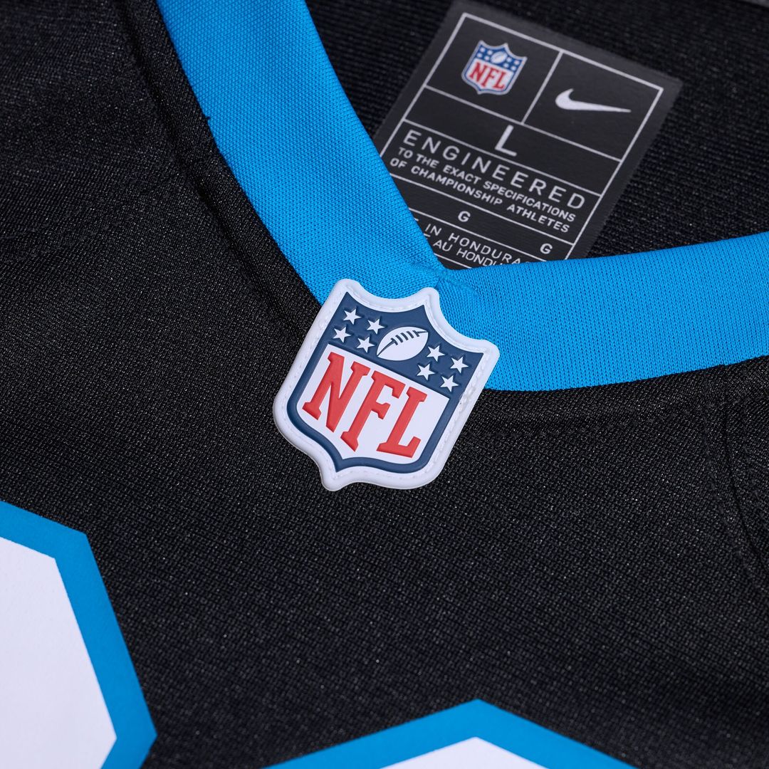 Yosh Nijman Carolina Panthers Nike  Game Jersey -  Black