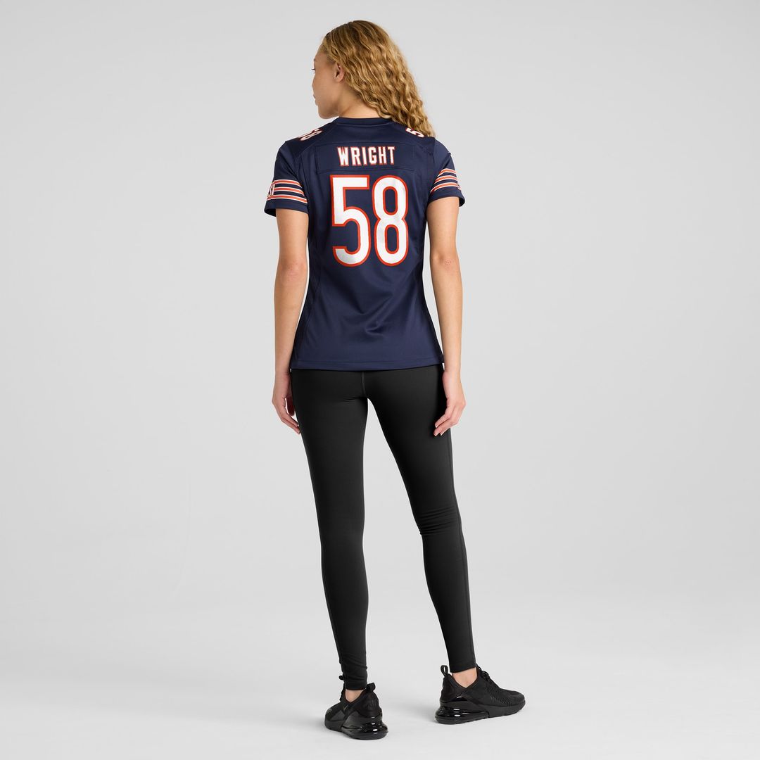 Darnell Wright Chicago Bears Nike Women's  Game Jersey -  Navy