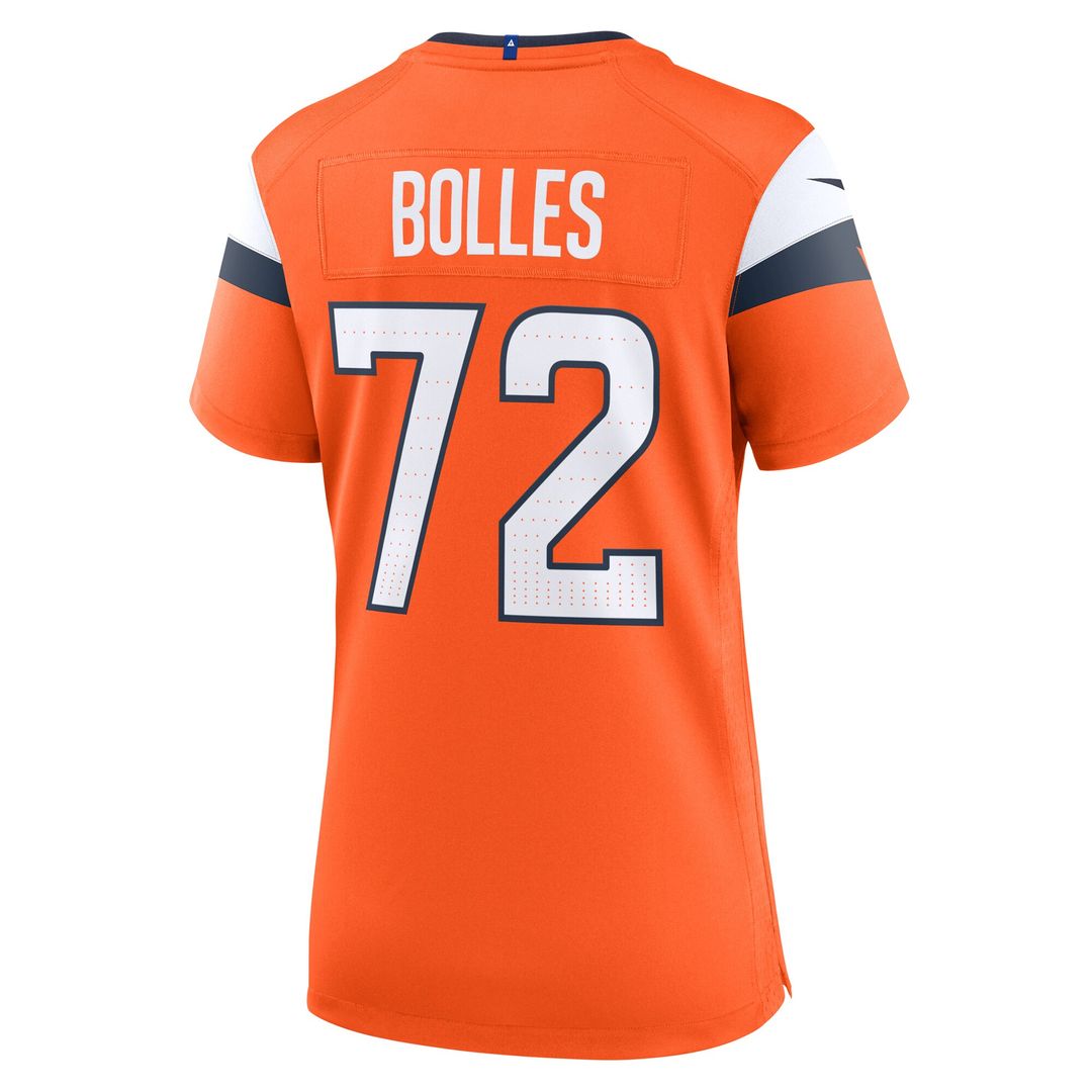 Garett Bolles Denver Broncos Nike Women's Team Game Jersey -  Orange