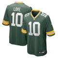 Jordan Love Green Bay Packers Nike Player Game Jersey - Green
