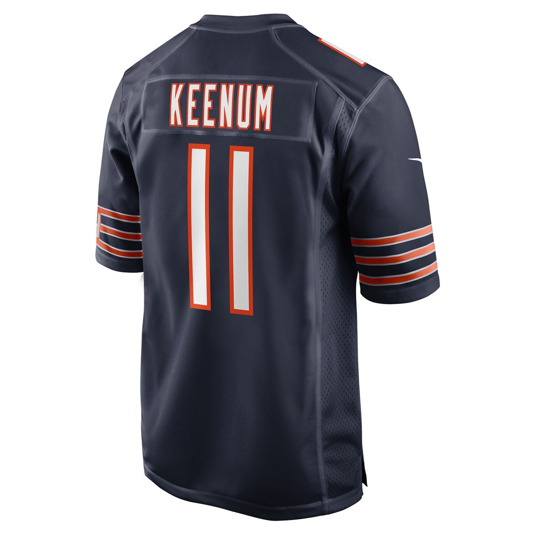 Case Keenum Chicago Bears Nike Team Game Jersey -  Navy