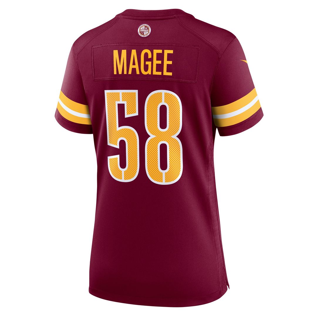 Jordan Magee Washington Commanders Nike Women's Team Game Jersey -  Burgundy