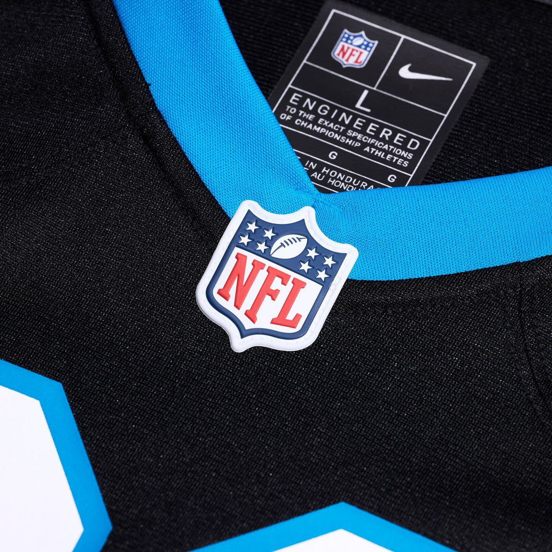 Princely Umanmielen Carolina Panthers Nike Team Game Jersey -  Black