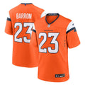 Jahdae Barron Denver Broncos Nike Team Game Jersey -  Orange
