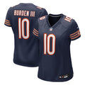 Luther Burden III Chicago Bears Nike Women's Team Game Jersey -  Navy