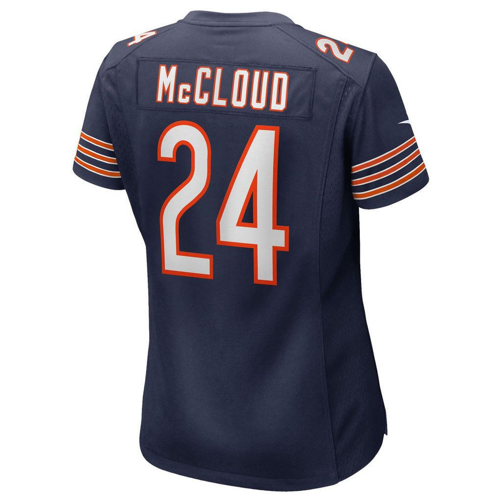 Nick McCloud Chicago Bears Nike Women's Team Game Jersey -  Navy