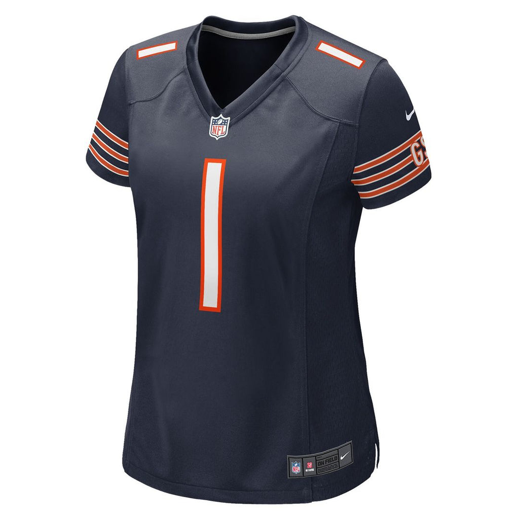 Number 1 Bride Chicago Bears Nike Women's Game Jersey - Navy