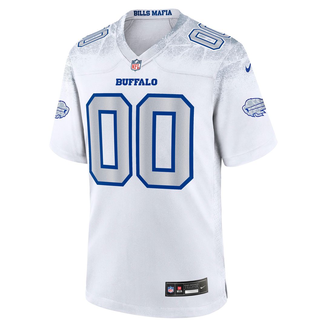 Buffalo Bills Nike 2025 Rivalries Collection Custom Game Jersey - White
