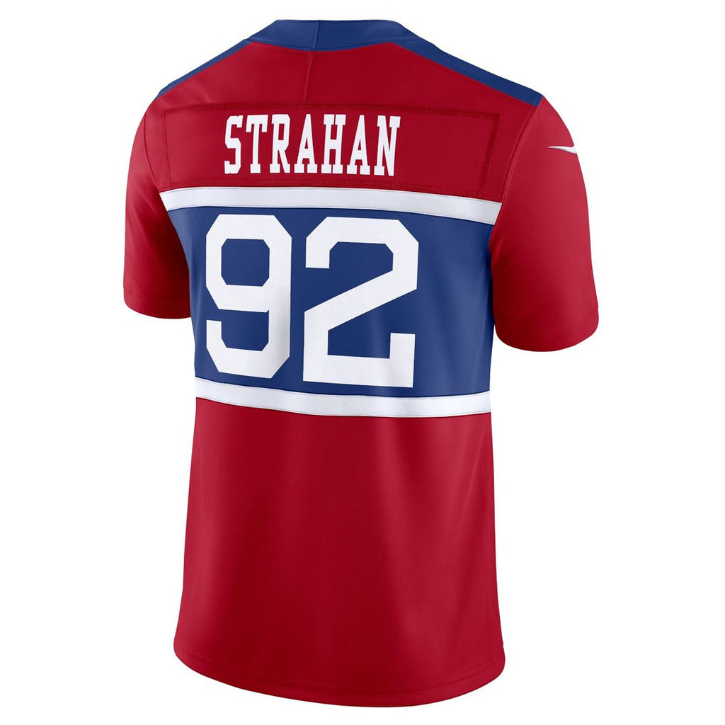 Michael Strahan New York Giants Nike Alternate Vapor F.U.S.E. Retired Player Limited Jersey - Century Red