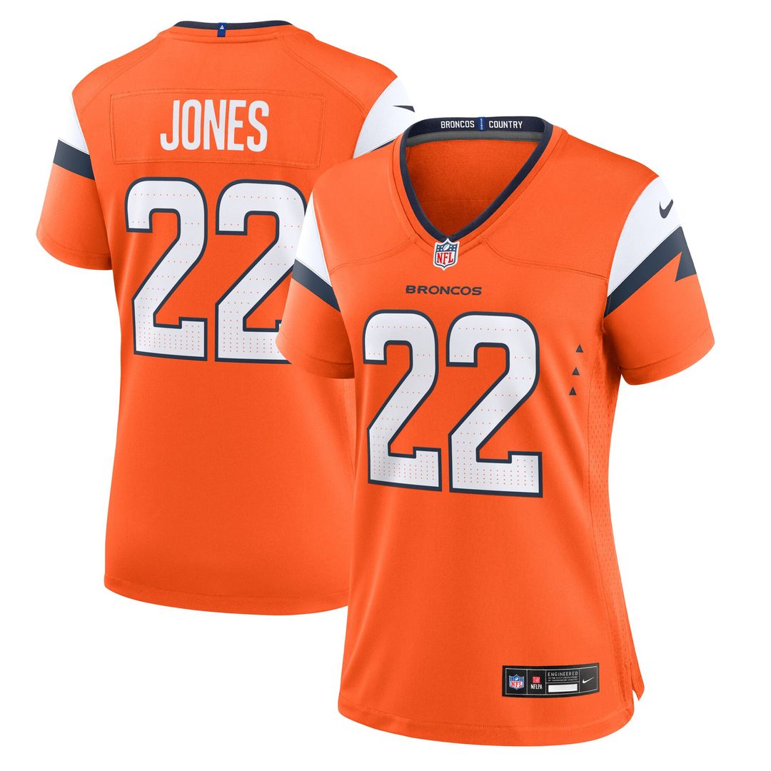 Brandon Jones Denver Broncos Nike Women's Team Game Jersey -  Orange