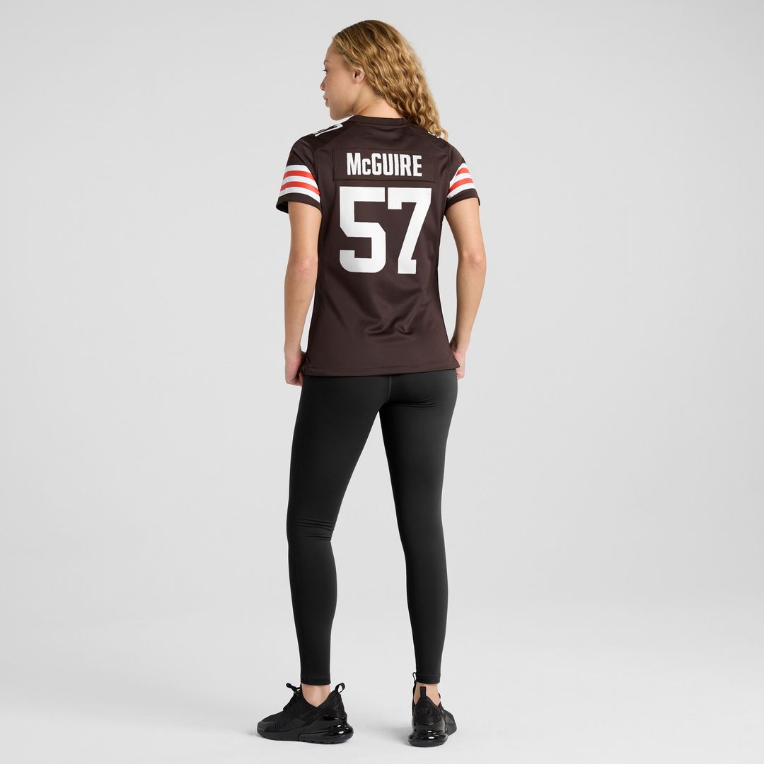 Isaiah McGuire Cleveland Browns Nike Women's Team Game Jersey -  Brown