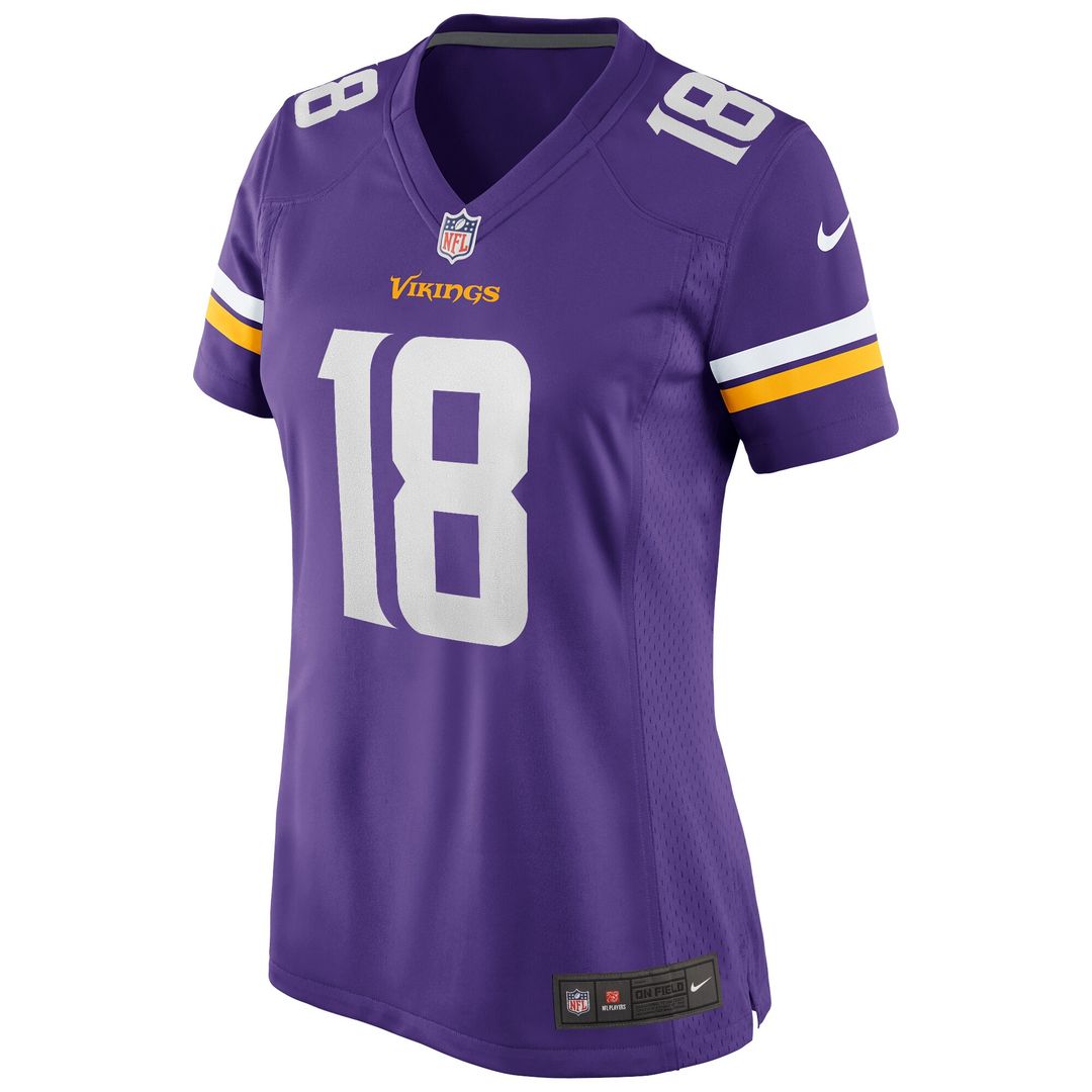 Justin Jefferson Minnesota Vikings Nike Women's Game Jersey - Purple